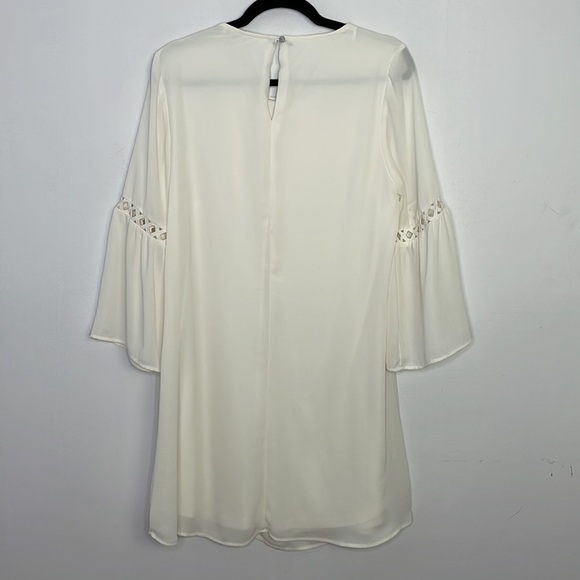 𝅺daniel Rainn boho crochet cream mini dress - Picture 10 of 10